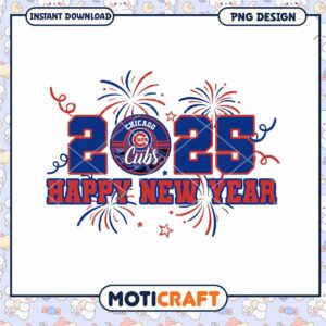 Cubs 2026 Happy New Year PNG