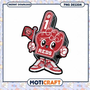 Cincinnati Reds PNG Mascot Design