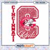 Cincinnati Reds Glitter PNG Design