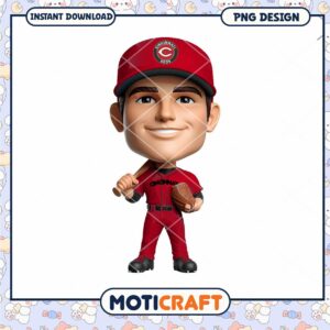 Cincinnati Reds Baseball PNG Mascot