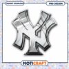 Chrome NY Yankees Logo PNG
