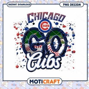 Chicago Cubs Go PNG Design