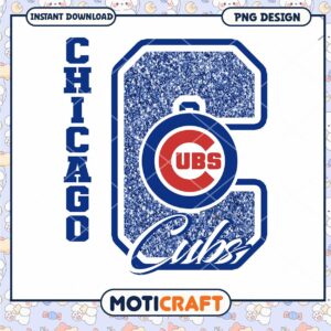 Chicago Cubs Glitter PNG Design Chicago Cubs Glitter PNG Design
