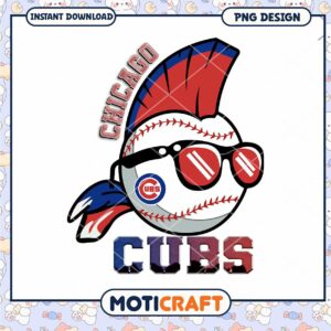 Chicago Cubs Baseball PNG Design Chicago Cubs Baseball PNG Design