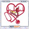 Cardinals Heartbeat PNG Design
