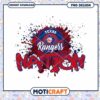 Texas Rangers Nation PNG Design