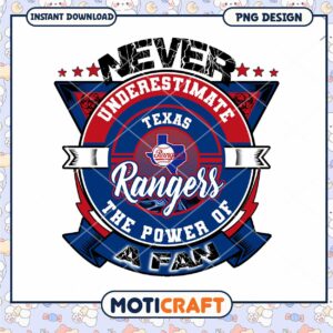 Texas Rangers Fan Power PNG