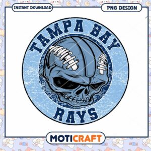 Tampa Bay Rays Skull PNG