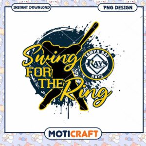 Swing for the Ring Tampa Bay Rays PNG Design Download