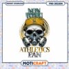 Skull Athletics Fan PNG Design