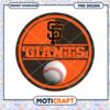 SF Giants Baseball PNG Design