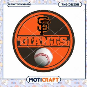 SF Giants Baseball PNG Design