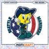Seattle Mariners Tweety Bird PNG Baseball Design Download