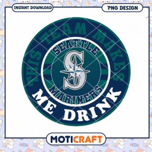 Seattle Mariners PNG Drink Design
