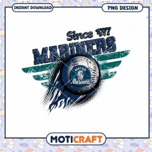 Seattle Mariners PNG Design 1977