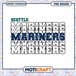 Seattle Mariners PNG Design for Instant Download Art