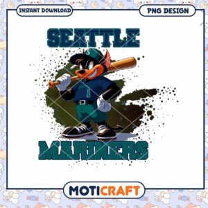 Seattle Mariners PNG Baseball Mascot