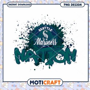 Seattle Mariners Nation PNG Design Instant Download Art