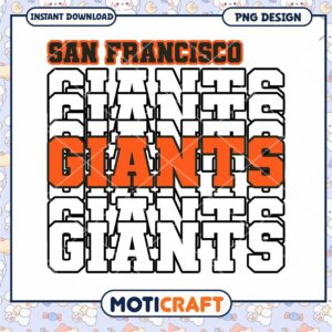 San Francisco Giants PNG Design Digital Download Art
