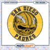 San Diego Padres Skull Football PNG Download Design 2 San Diego Padres Skull Football PNG Download Design