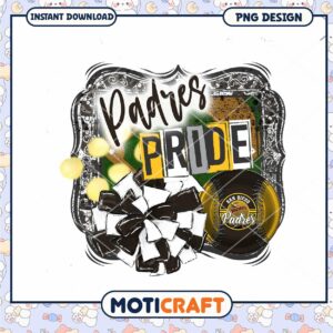 San Diego Padres Pride PNG Design for Fans Download