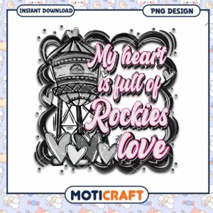 Rockies Love PNG Design