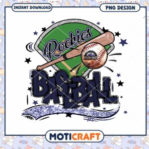 Rockies Baseball PNG Design