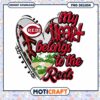 Reds Baseball Heart PNG Design 2 Reds Baseball Heart PNG Design