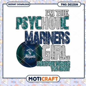 Psychotic Mariners Girl PNG Design for Downloadable Art