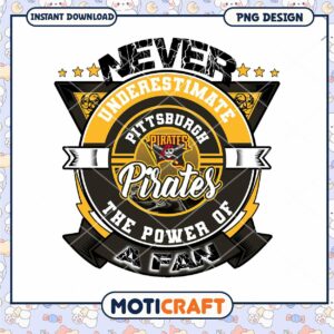 Pittsburgh Pirates Fan PNG Design