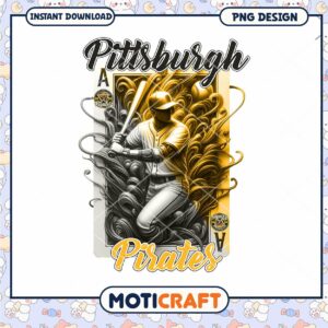 Pittsburgh Pirates Baseball Player PNG Design Download