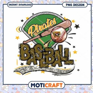 Pirates Baseball PNG Design