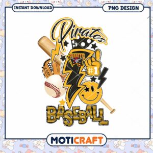 Pirate Baseball PNG Design
