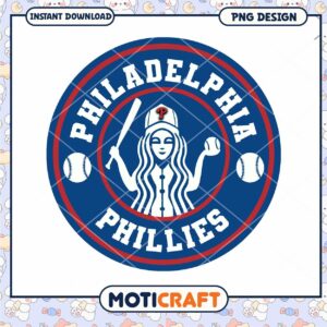 Phillies Starbucks PNG Design