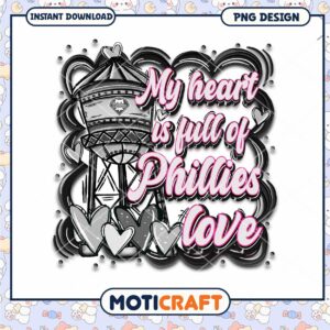 Phillies Love PNG Design