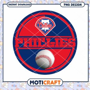 Phillies Baseball PNG Design