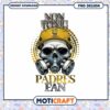 Padres Fan Skull PNG Design 2 Padres Fan Skull PNG Design