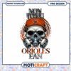 Orioles Fan Skull PNG Design 1 Orioles Fan Skull PNG Design