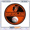 Oriole Baseball Team Logo PNG Instant Download Design