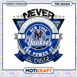 NY Yankees Fan Power PNG