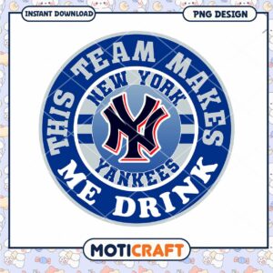 NY Yankees PNG Sublimation Design