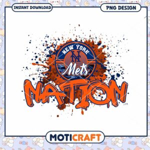 NY Mets Nation PNG Sublimation