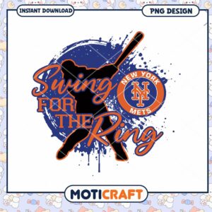 NY Mets Baseball PNG Sublimation