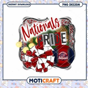 Nationals Pride PNG Sublimation