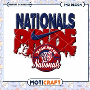 Nationals Pride PNG Design
