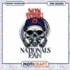 Nationals Fan Skull PNG Design 2 Nationals Fan Skull PNG Design
