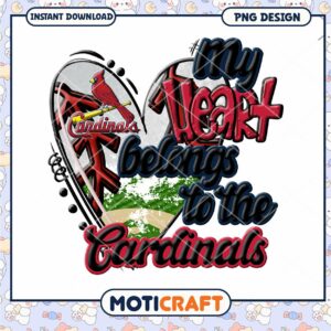 My Heart Belongs Cardinals PNG