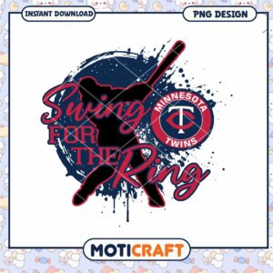Minnesota Twins Swing for the Ring PNG Design Download