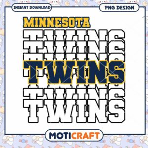 Minnesota Twins Team Spirit PNG Design Instant Download