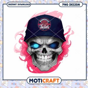 Minnesota Twins Skull PNG